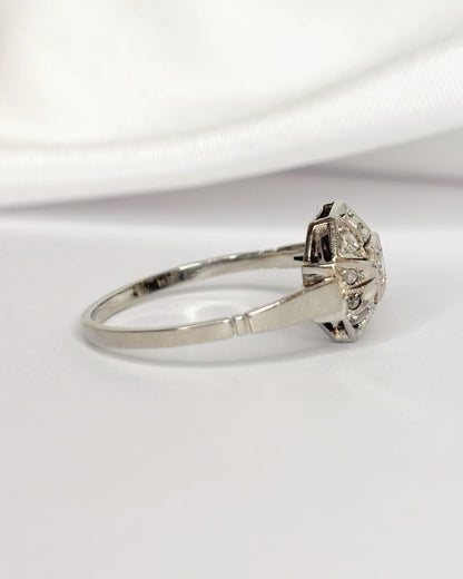 Bague Art-Déco Diamants "Linette"