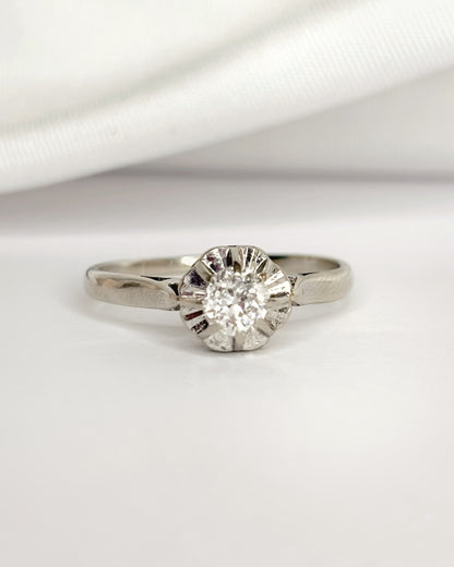 Bague Solitaire Diamant 0.33 carat "Lolita"