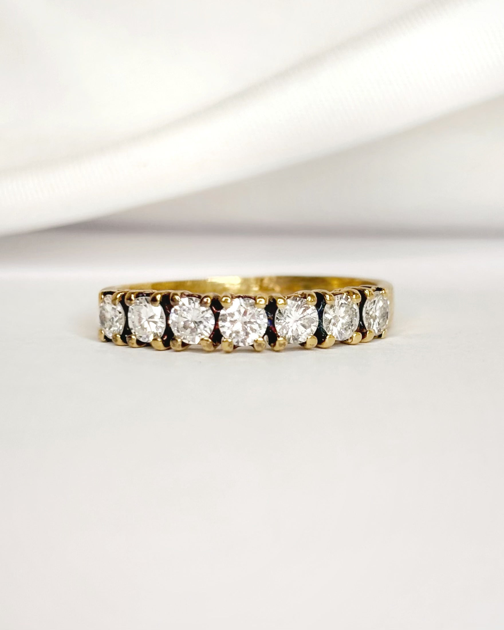 Demi-Alliance Diamants 0.77 carat "Sonia"