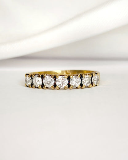 Demi-Alliance Diamants 0.77 carat "Sonia"