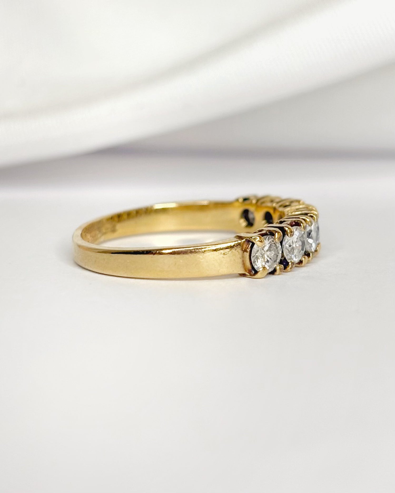 Demi-Alliance Diamants 0.77 carat "Sonia"