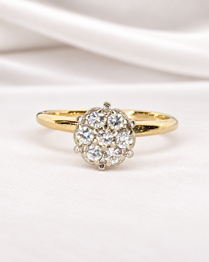 Anillo Marguerite Diamantes 0,28 quilates "Louisa"