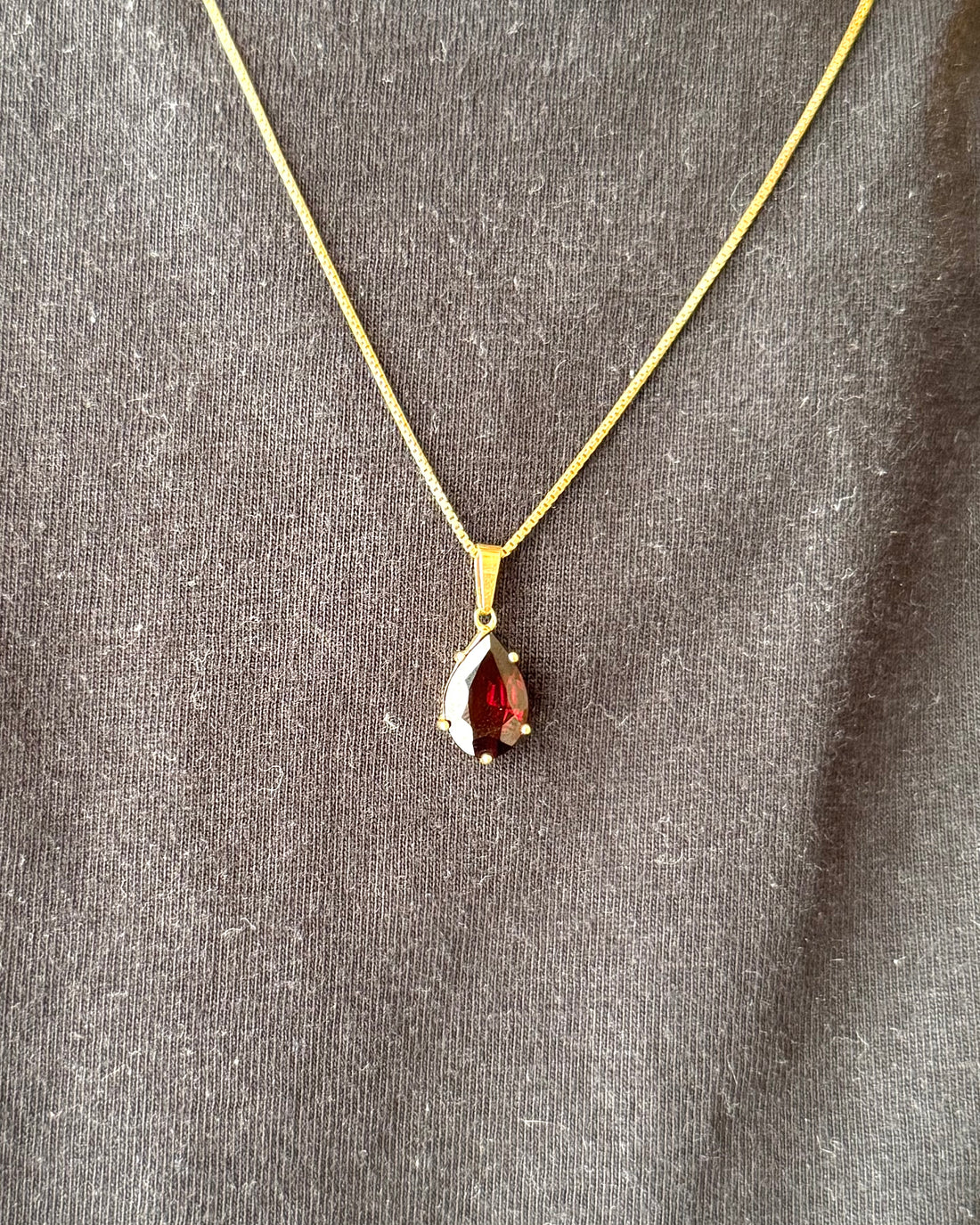 Pendentif Grenat 3.35 carats "Pablo"