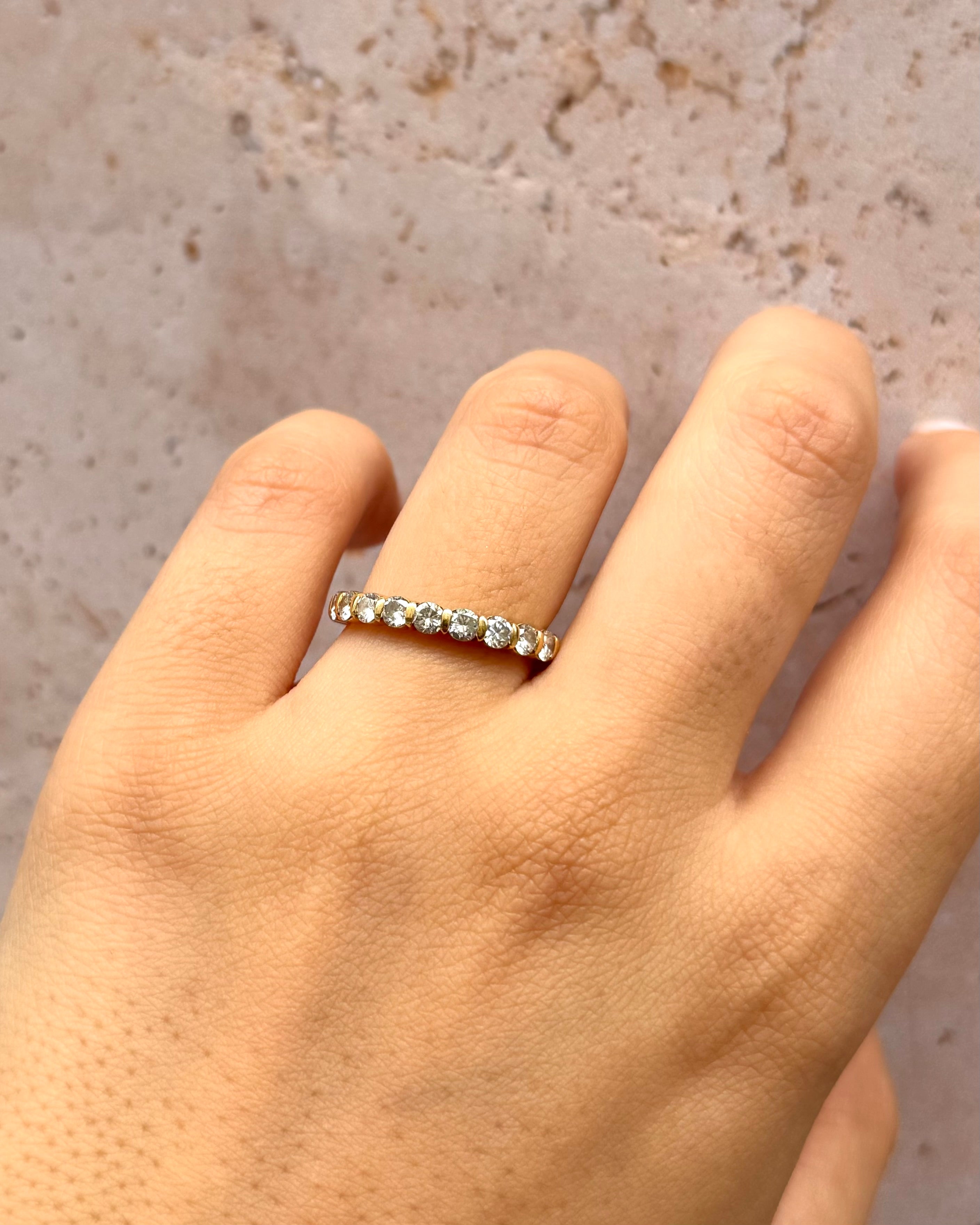 Demi-Alliance Diamants 0.56 carat 2.8 mm "Simona"