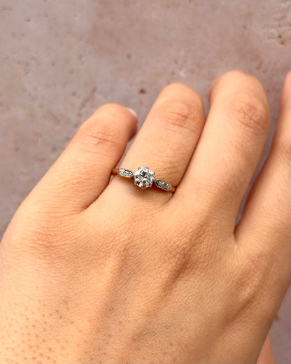 Solitaire Diamond Ring 0.56 Carat "Anna"