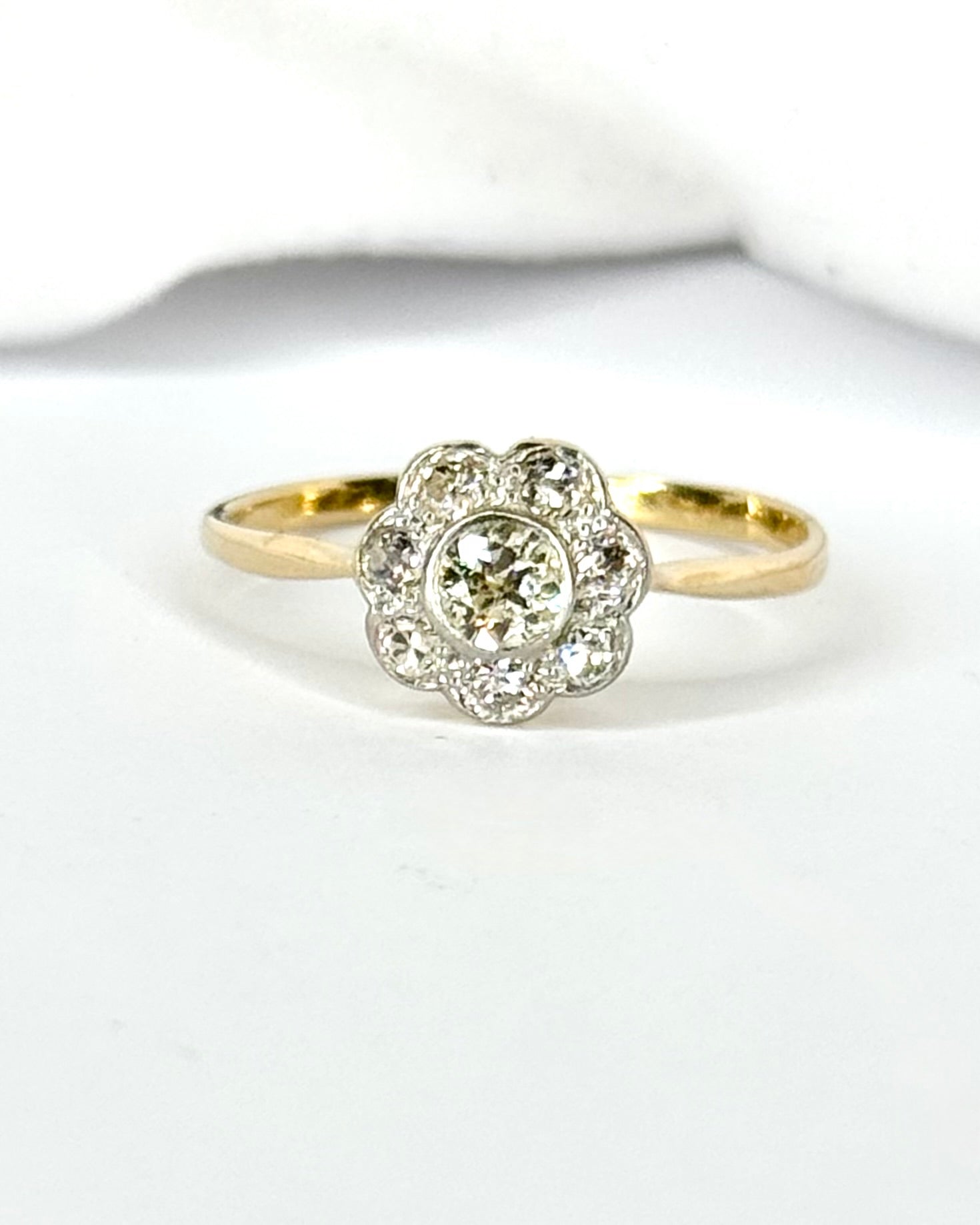 Anillo Marguerite Diamantes 0,48 quilates "Priscilla"