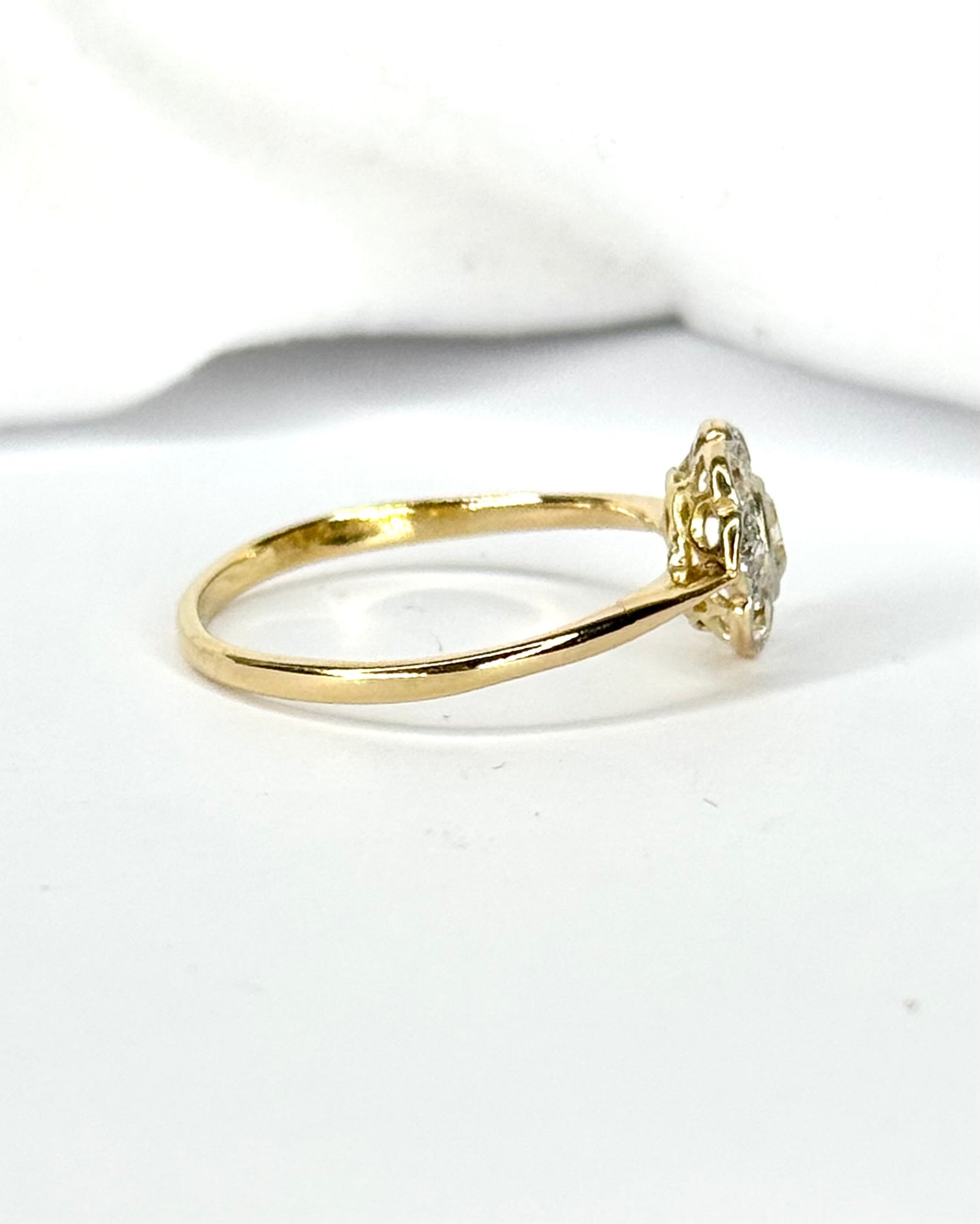 Anillo Marguerite Diamantes 0,48 quilates "Priscilla"