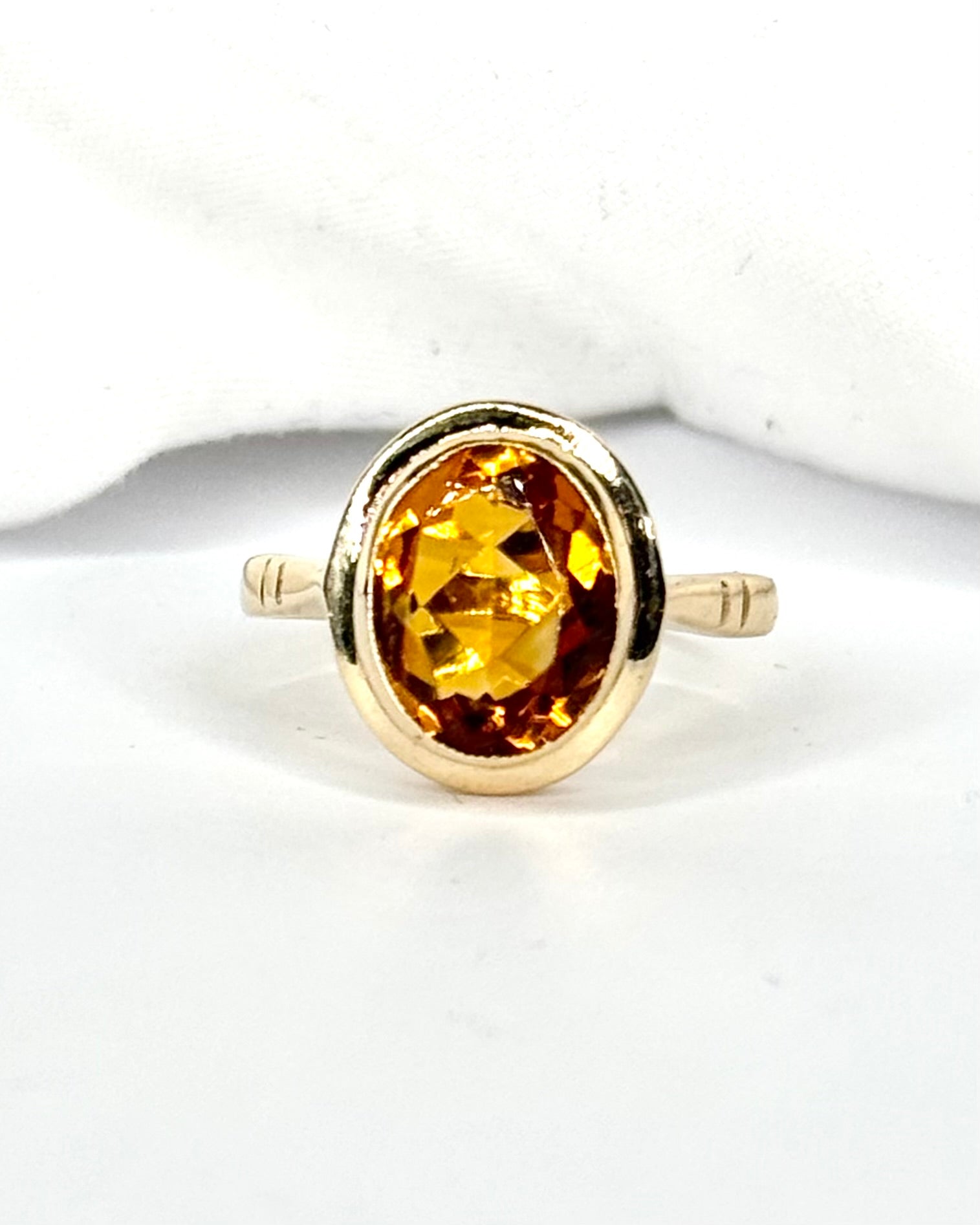 Anillo de cóctel con citrino de 2.35 quilates "Soline"
