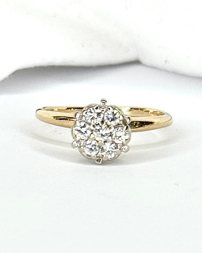 Anillo Marguerite Diamantes 0,28 quilates "Louisa"