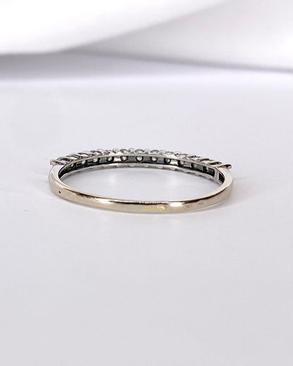 Bague Demi-Alliance Diamants "Sandy"