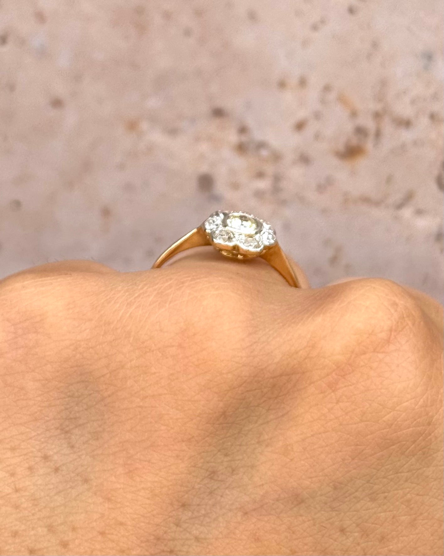 Anillo Marguerite Diamantes 0,48 quilates "Priscilla"