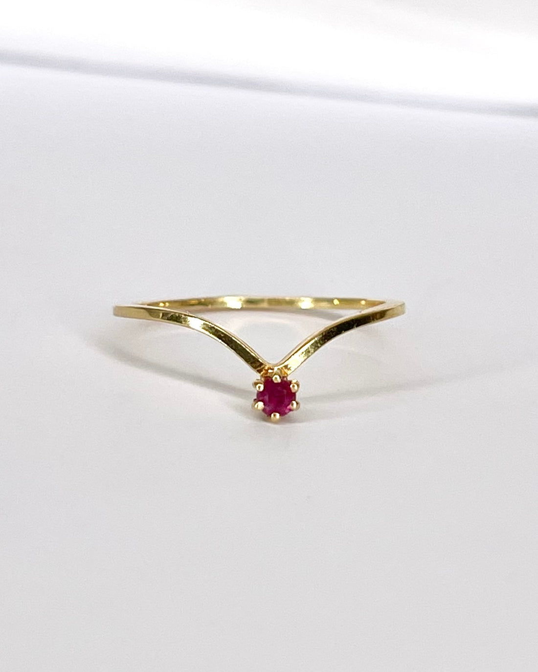 Bague Diadème Rubis "Bella"