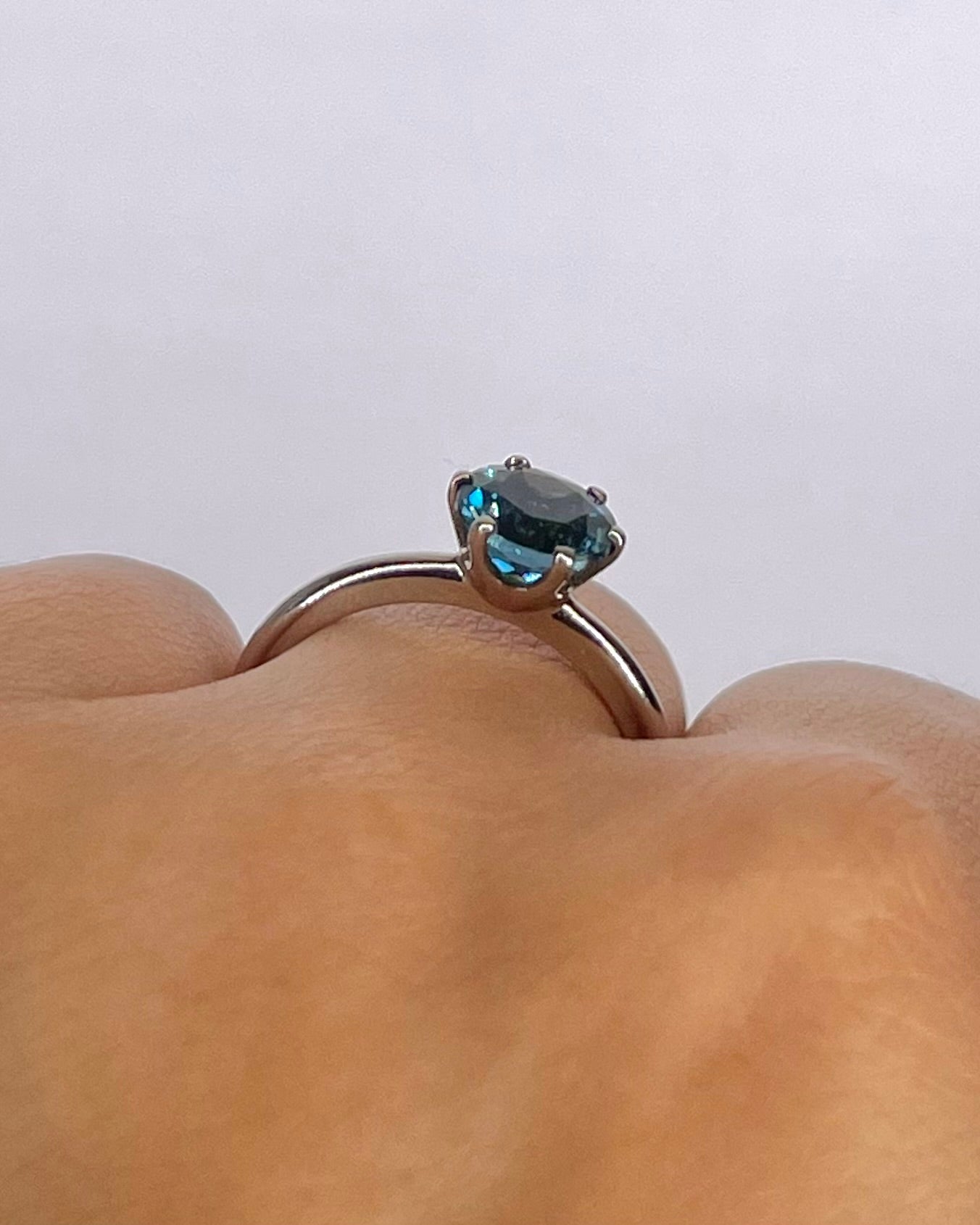 Bague Solitaire Topaze 1.70 carat "Charlie"