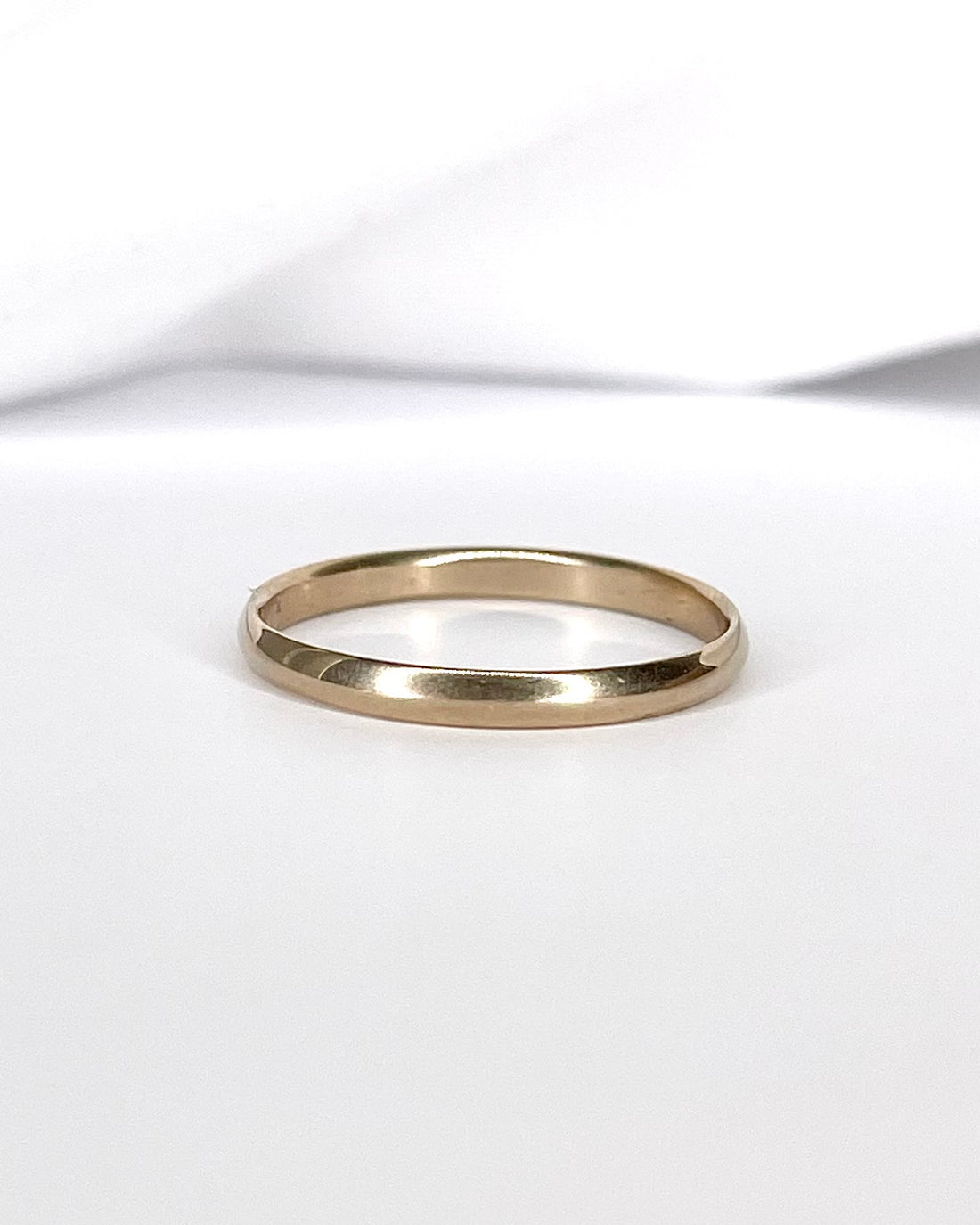 Bague Alliance Or Gris 2.3 mm "Fanny"