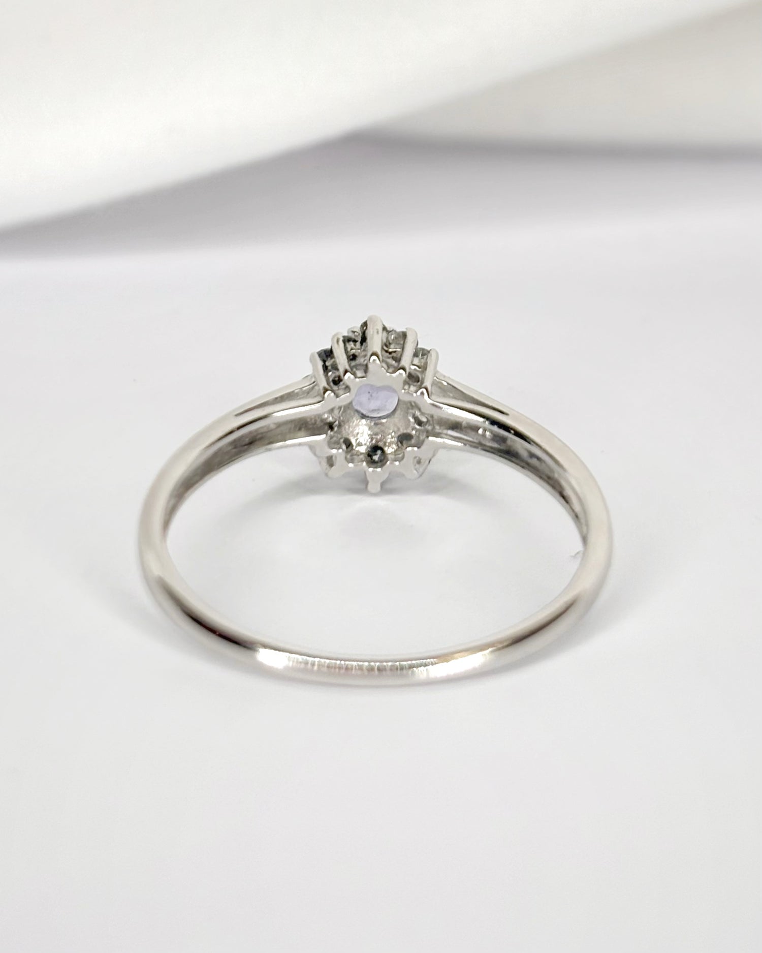 Bague Marguerite Tanzanite 0.35 carat &amp; Diamants "Fiona"