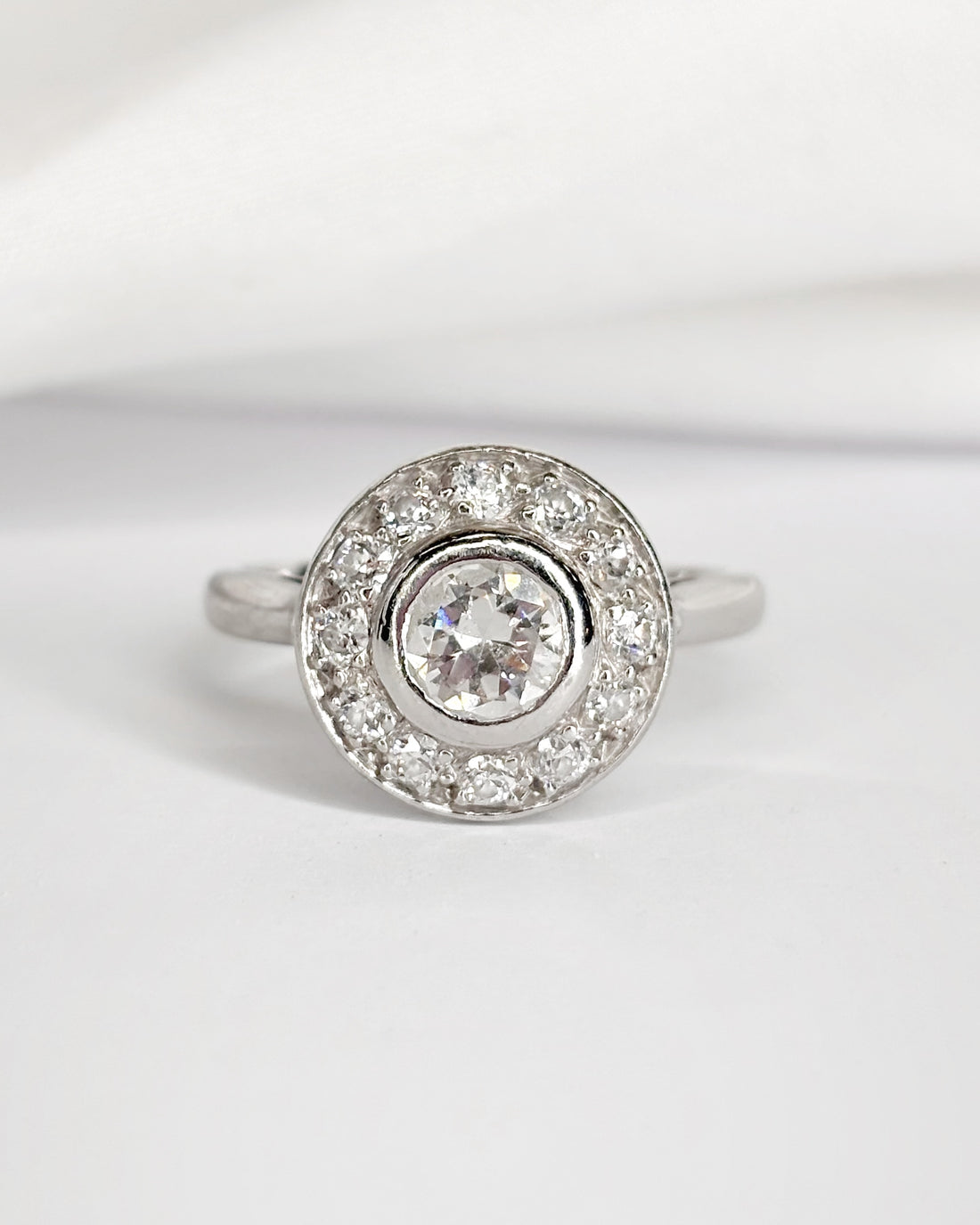 Bague Art-Déco Diamants 1.28 carat "Molly"