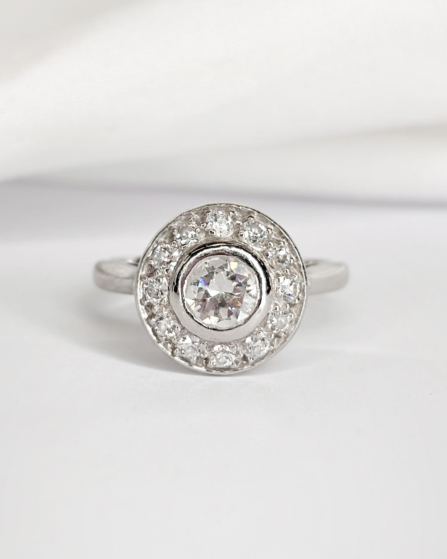 Bague Art-Déco Diamants 1.28 carat "Molly"