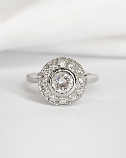 Bague Art-Déco Diamants 1.28 carat "Molly"