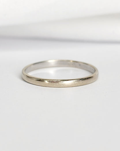 Alliance Or Gris 18 carats 2mm "Tina"