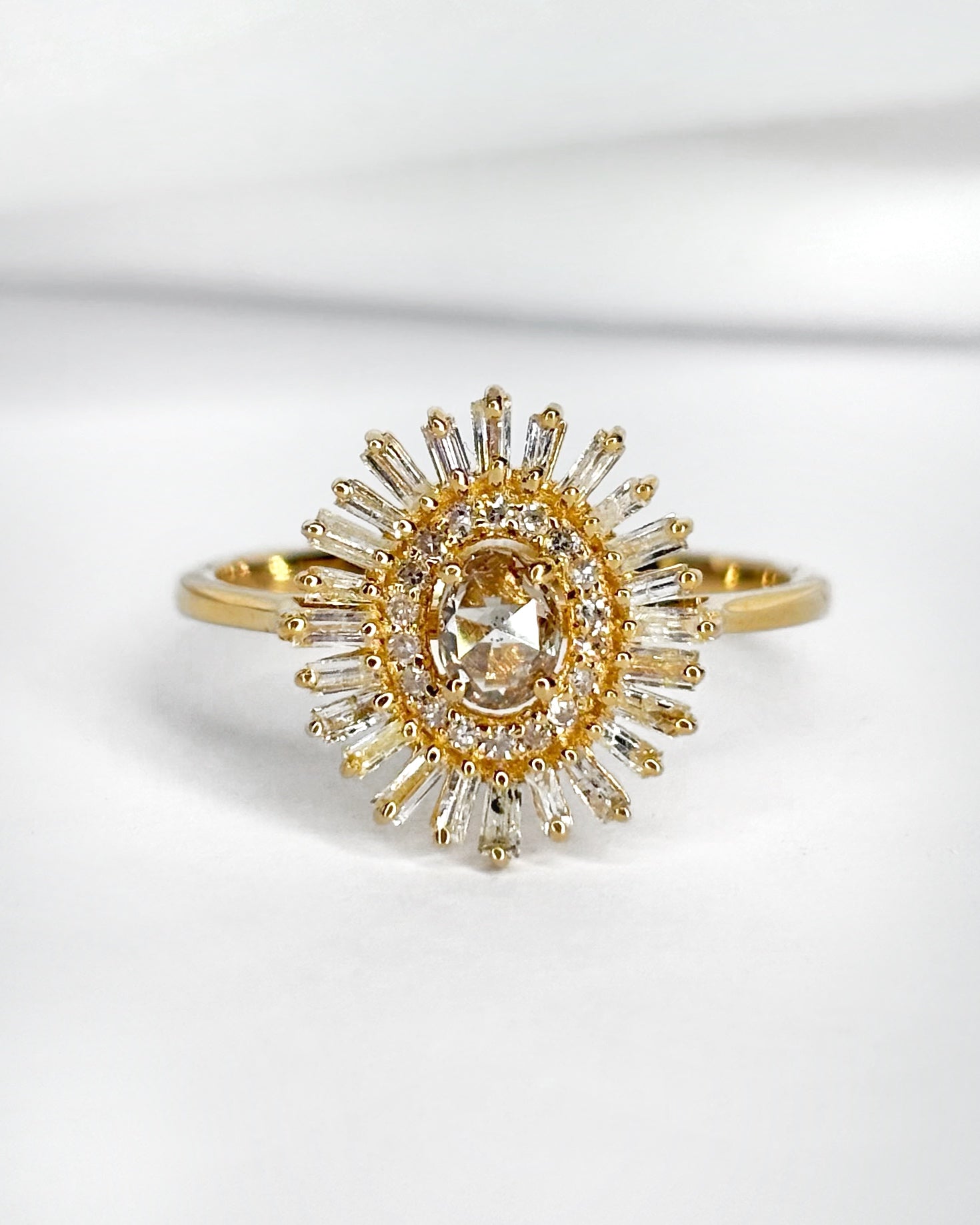 Bague Marguerite 43 Diamants 0.59 carat "Priya"