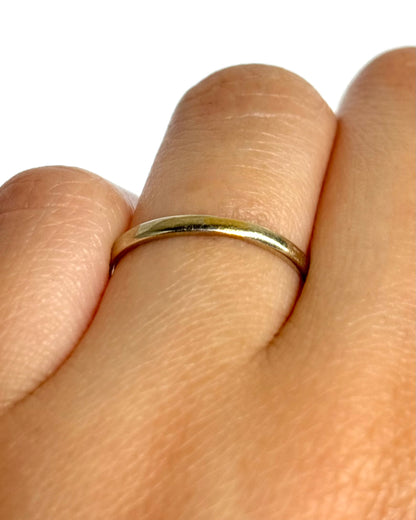 Alliance Or Gris 18 carats 2mm "Tina"