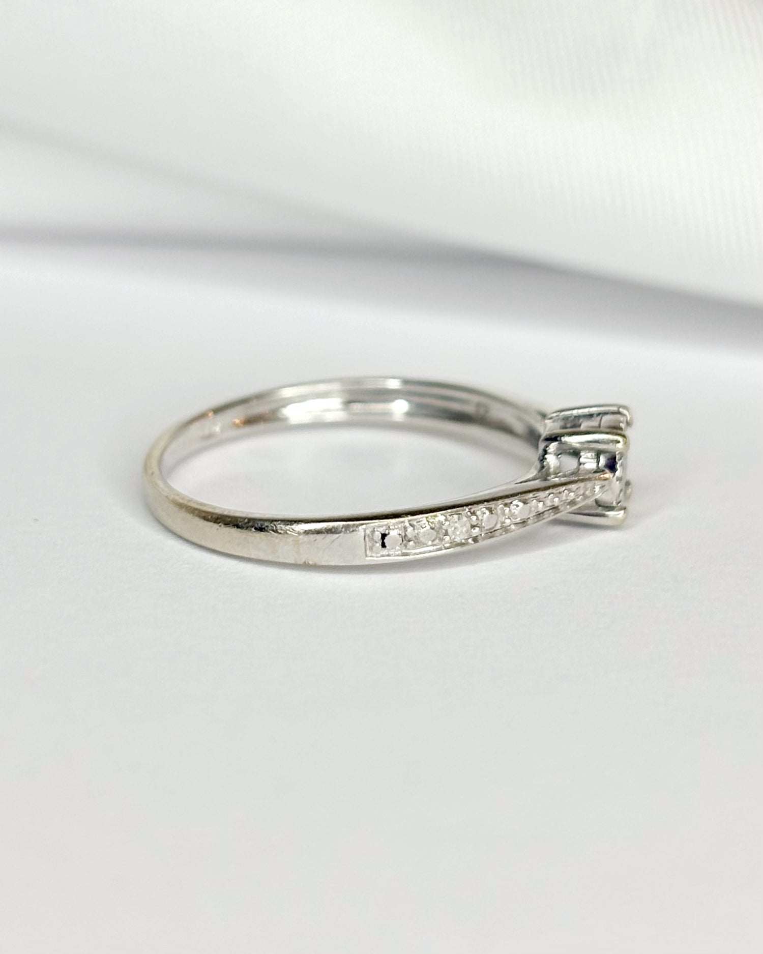 Bague Solitaire 9 Diamants "Georgia"