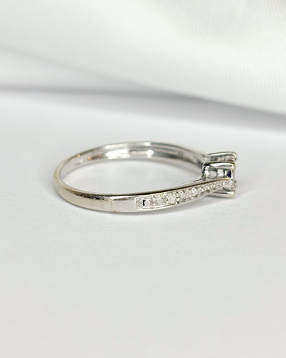 Bague Solitaire 9 Diamants "Georgia"