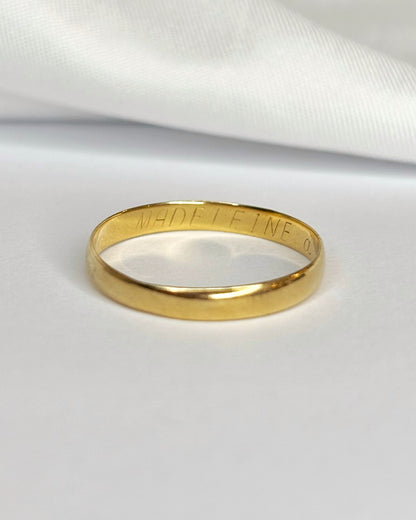 Alliance Or Jaune 18 carats "Alexandre"