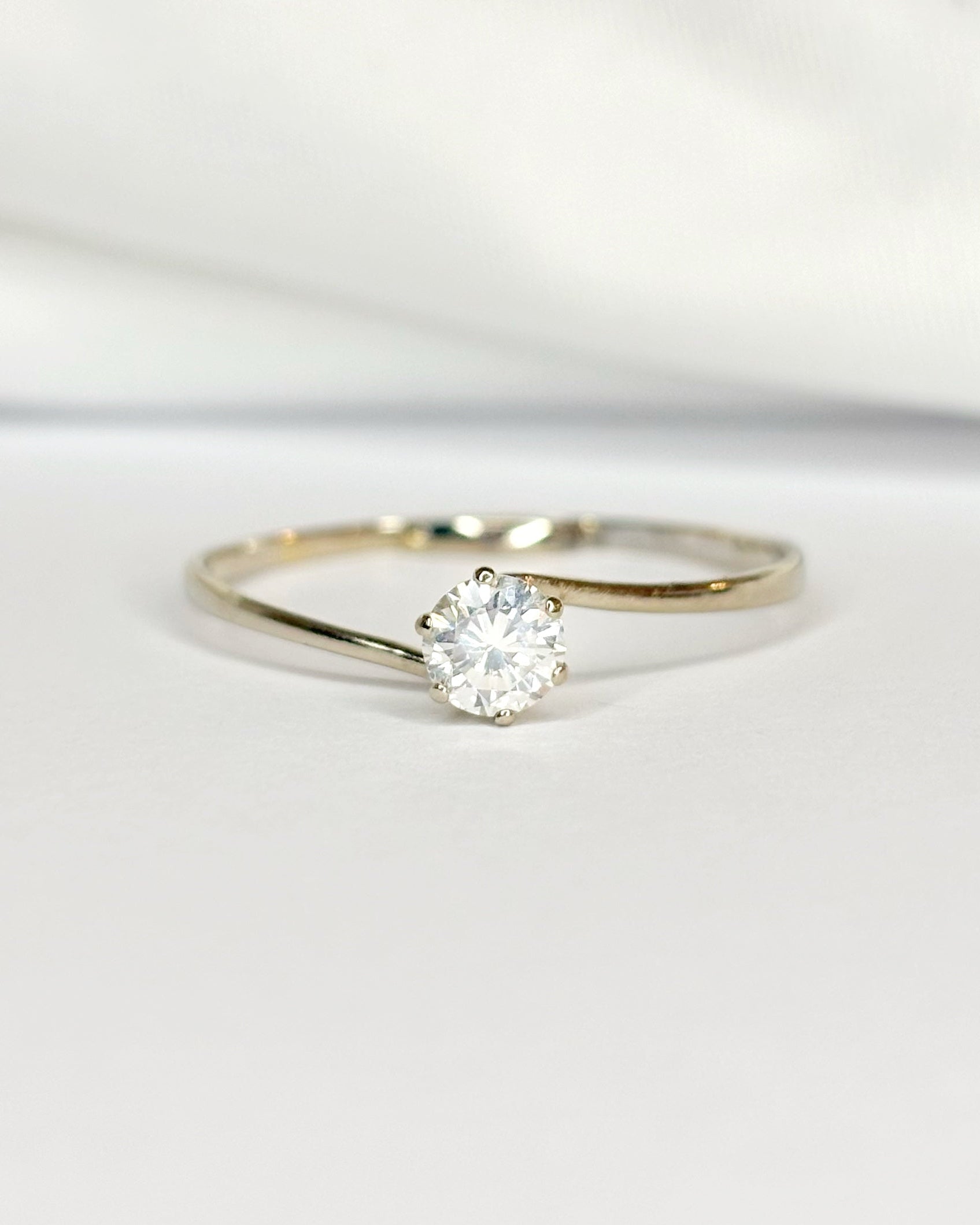 Bague Solitaire Diamant 0.33 carat "Millie"