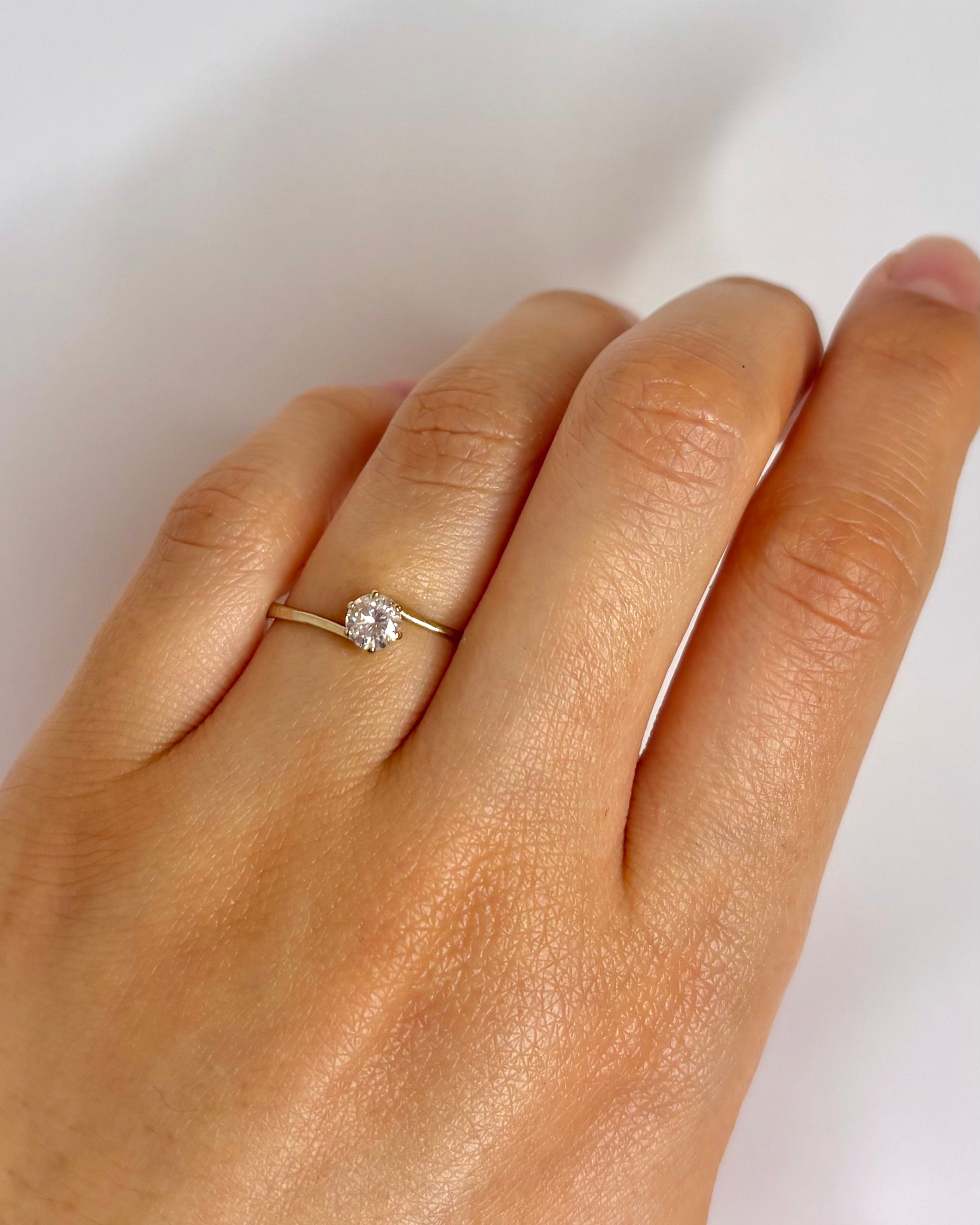 Bague Solitaire Diamant 0.33 carat "Millie"