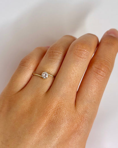 Bague Solitaire Diamant 0.33 carat "Millie"
