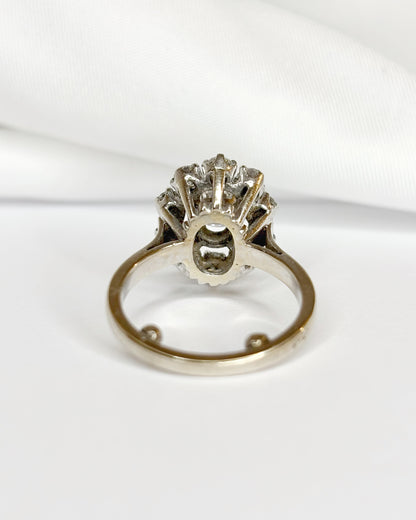 Bague Marguerite Diamants 1.10 carat "Florine"