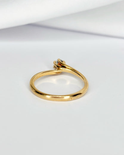 Bague Solitaire Diamant 0.18 carat "Yunna"