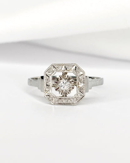 Bague Art-Déco Diamants "Julia"