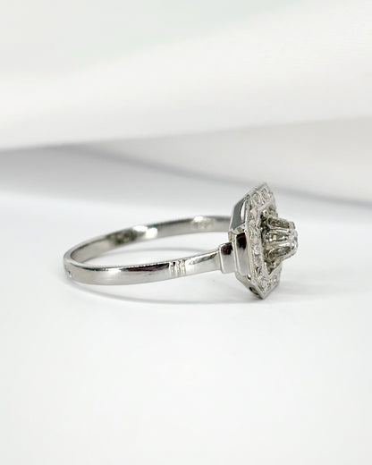 Bague Art-Déco Diamants "Julia"