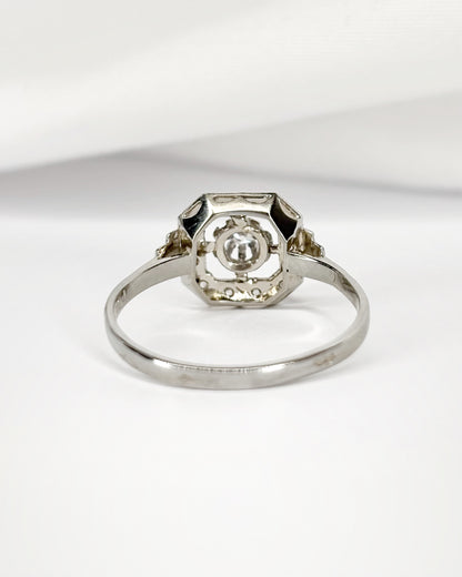Bague Art-Déco Diamants "Julia"