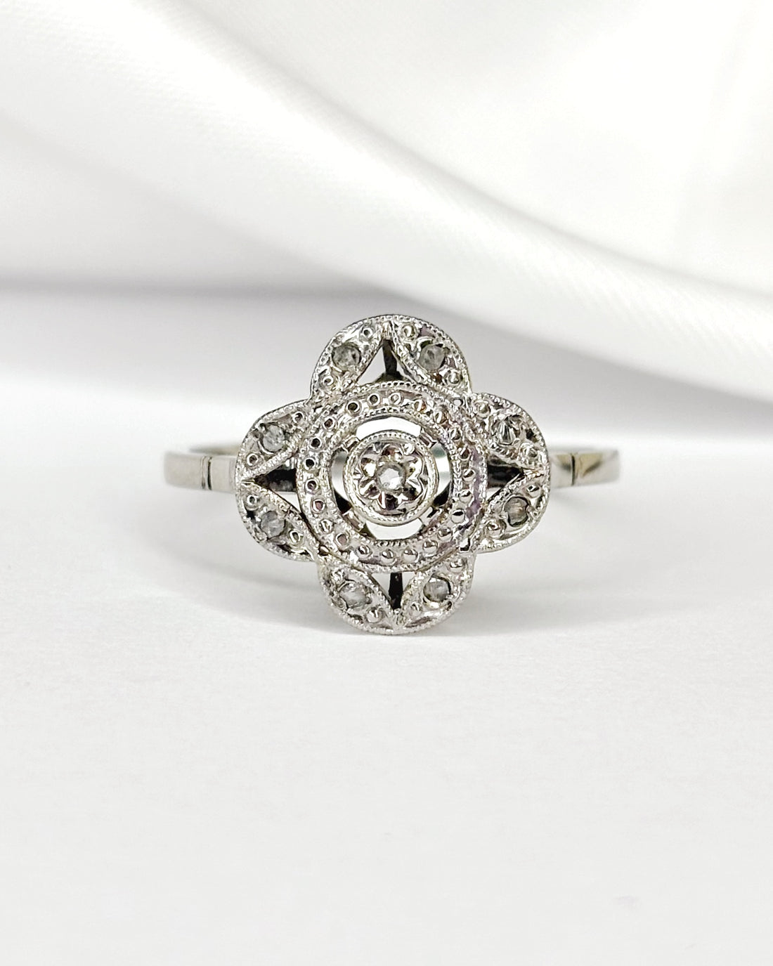 Bague Art-Déco Diamants "Chloé"