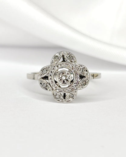 Bague Art-Déco Diamants "Chloé"