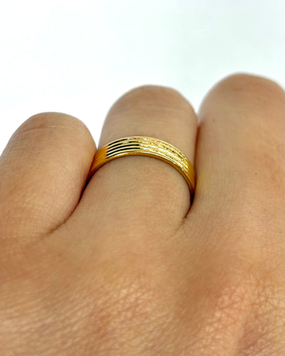 Bague Jonc Or Jaune 18 carats "Chloé"