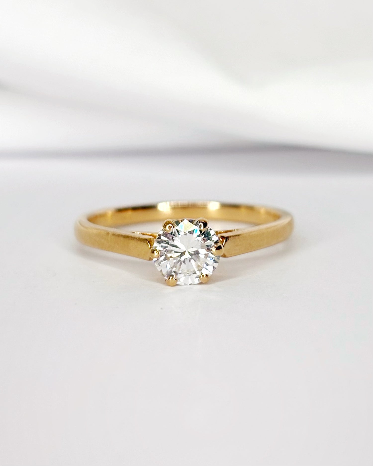 Bague Solitaire Diamant 0.70 carat "Eliana"