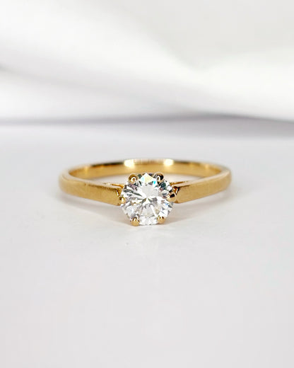Bague Solitaire Diamant 0.70 carat "Eliana"