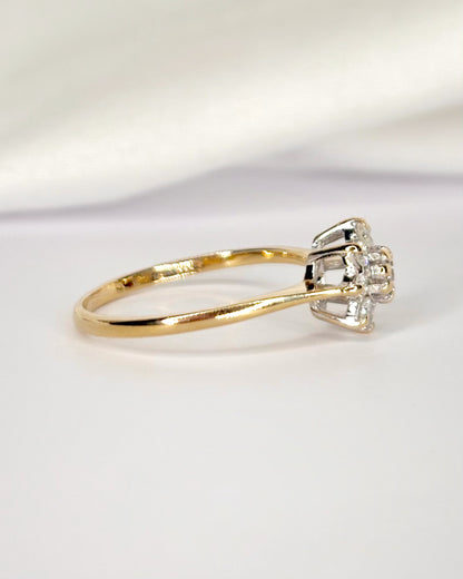 Bague Marguerite Diamants 0.34 carat "Pia"