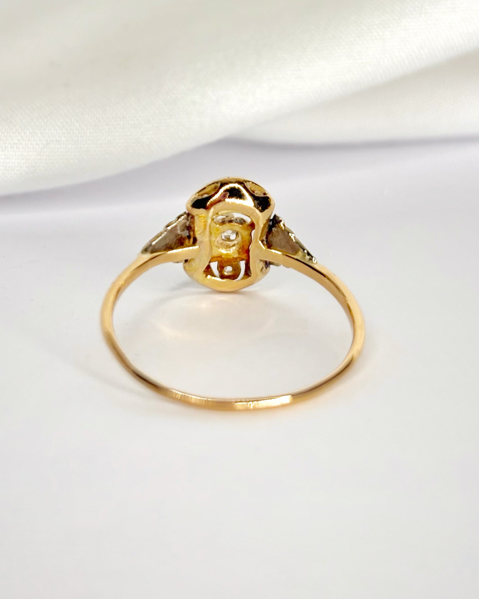 Bague Art Déco Diamants "Emeline"