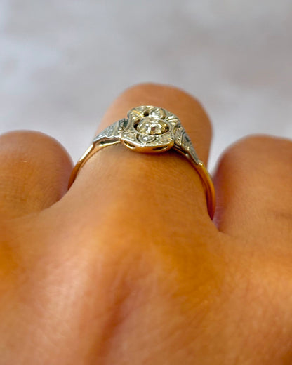Bague Art Déco Diamants "Emeline"