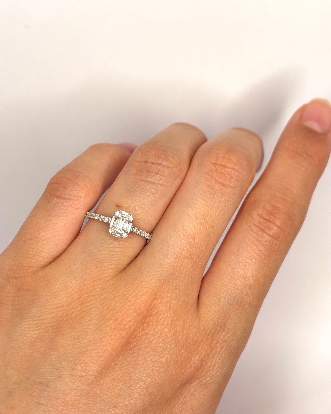 Bague Solitaire Diamants 0.39 carat "Rahma"