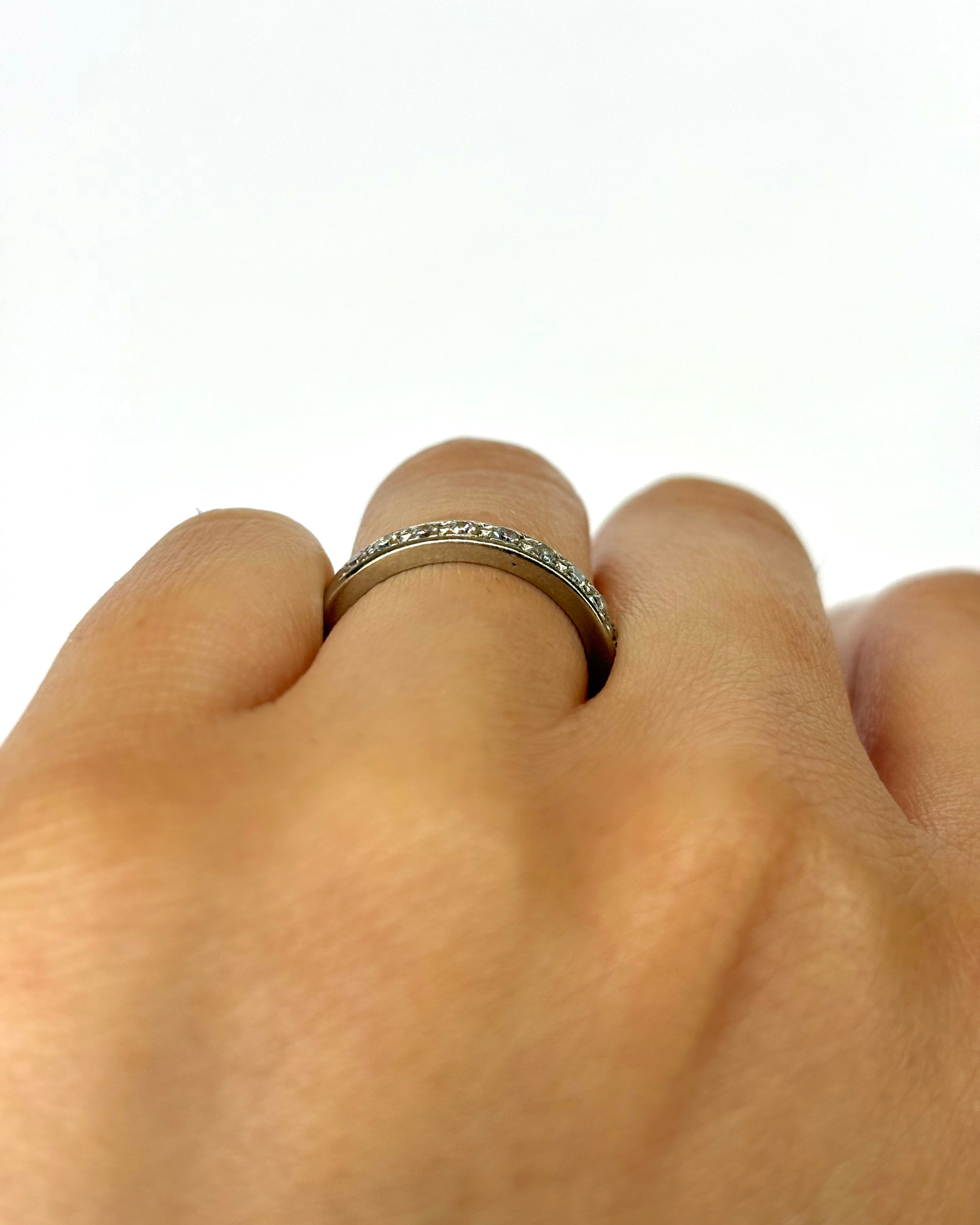 0.24 Carat Diamond Half-Eternity Ring "Françoise"