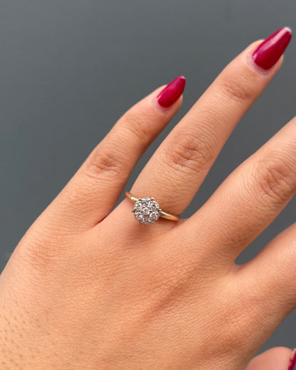 Bague Fleur Diamants 0.28 carat &quot;Louisa&quot;