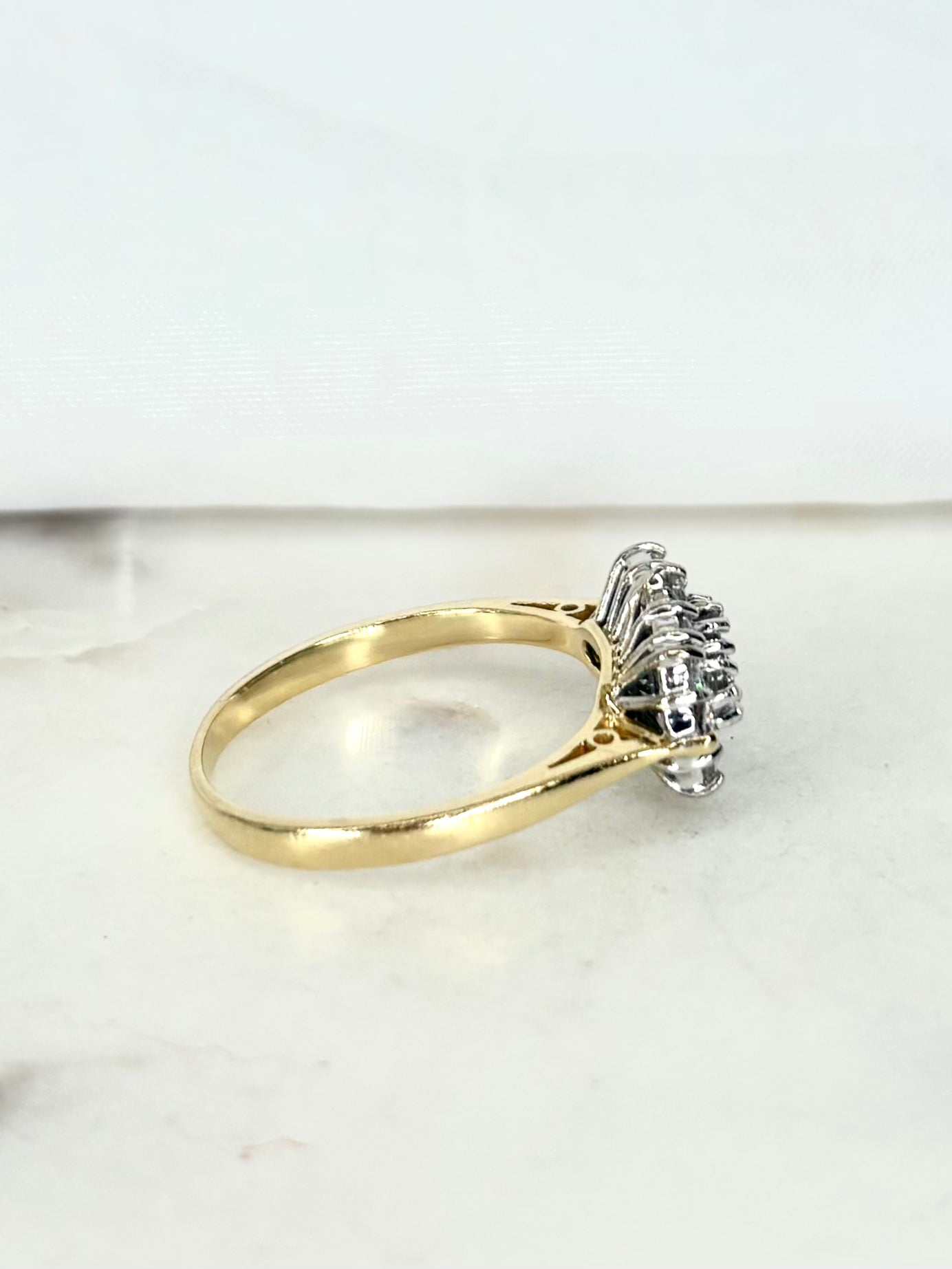 Bague Fleur Diamants 0.76 carat &quot;Floriane&quot;