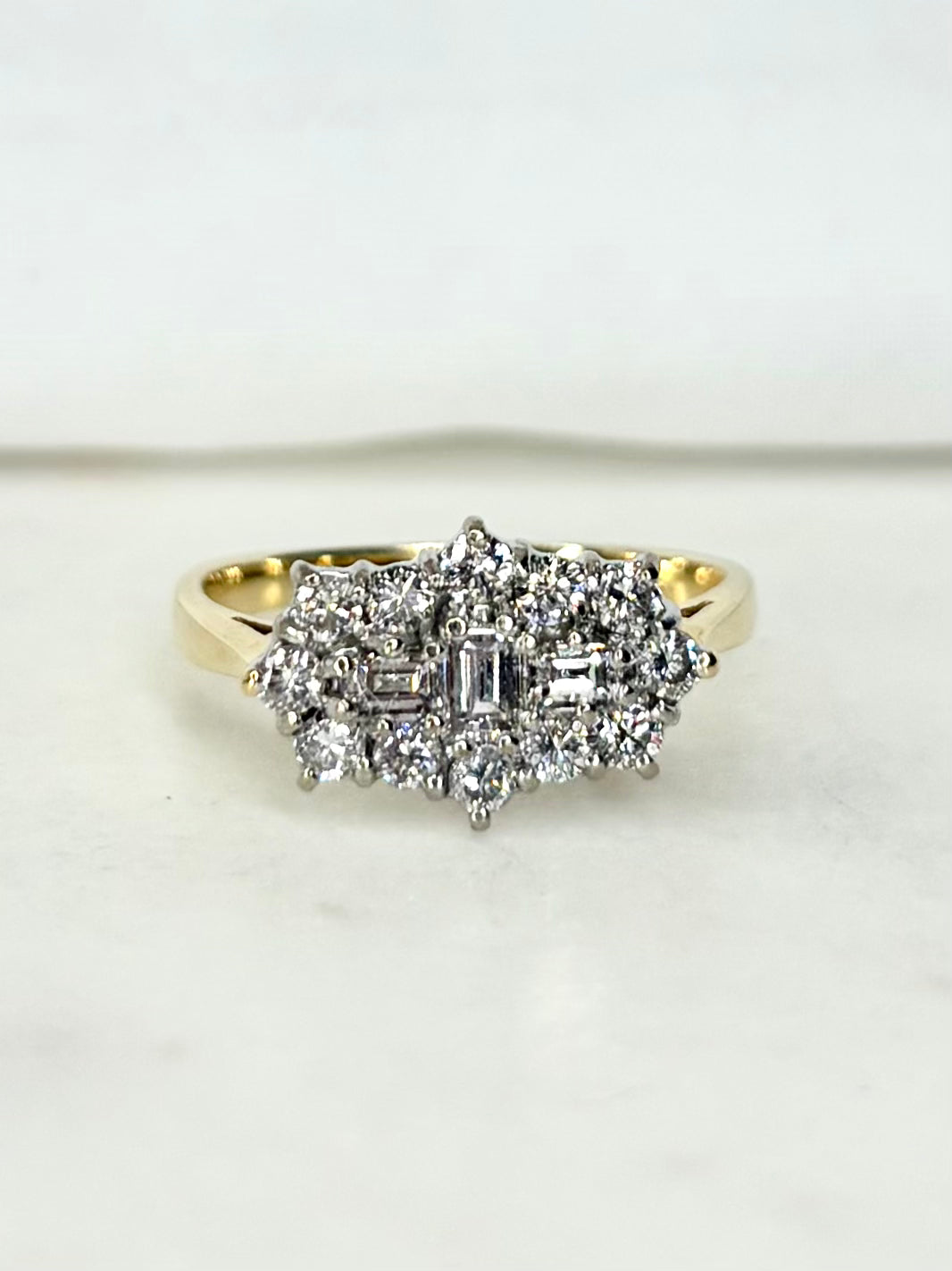 Bague Fleur Diamants 0.76 carat &quot;Floriane&quot;