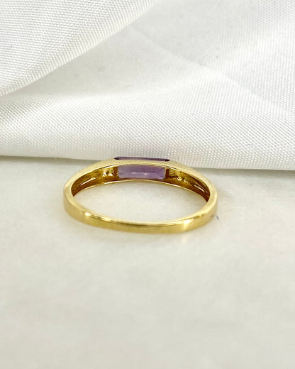 Bague Jonc Améthyste &quot;Isis&quot;
